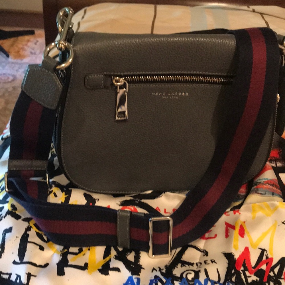 Like new elephant grey leather Bag - Picture 2 of 9